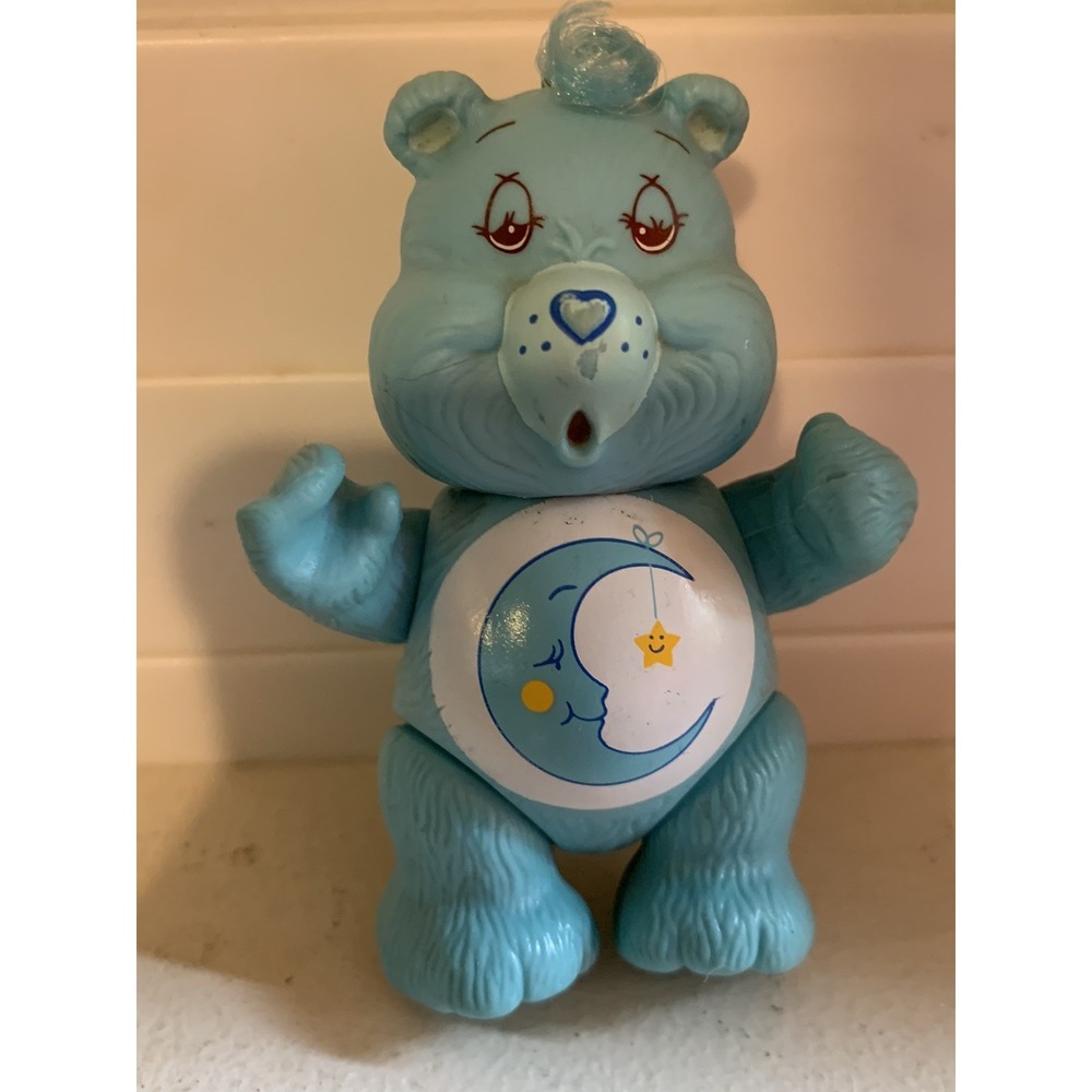 Care Bears 1983 Kenner Bedtime Bear Poseable 3" Jointed PVC Posable Vintage